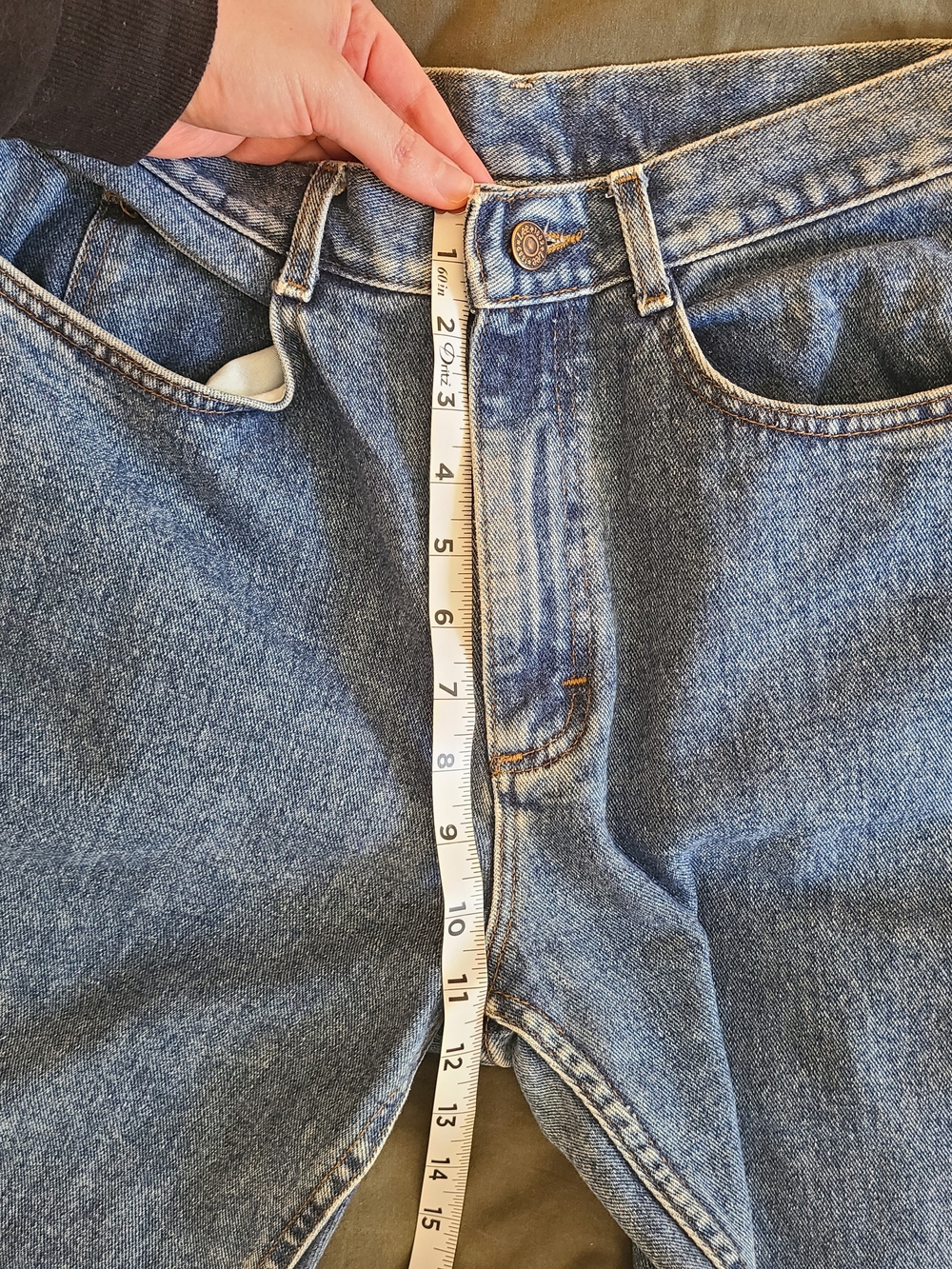 Lee Mid Wash Straight Leg Blue Jeans